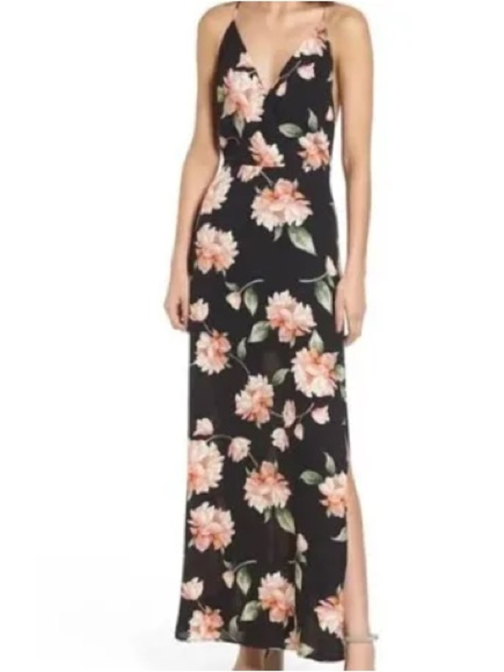 LUSH Floral Maxi Dress Size XL